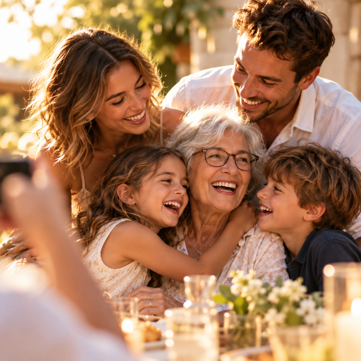 Montage souvenir famille
